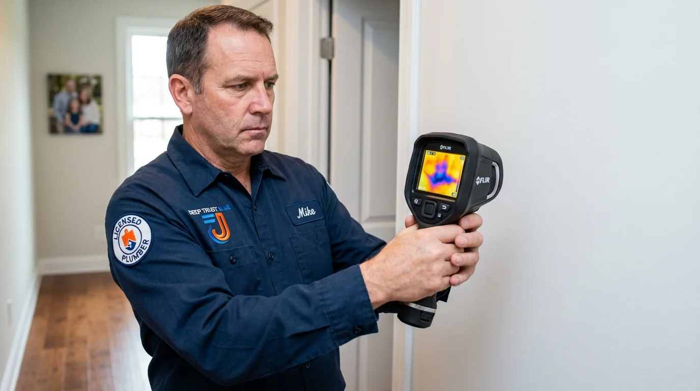 Thermal imaging leak detection by Johns Plumbing LLC in Rockmart